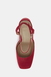 Novo Red Regular Fit ILIKA Close Toe Platform Courts - Image 5 of 6