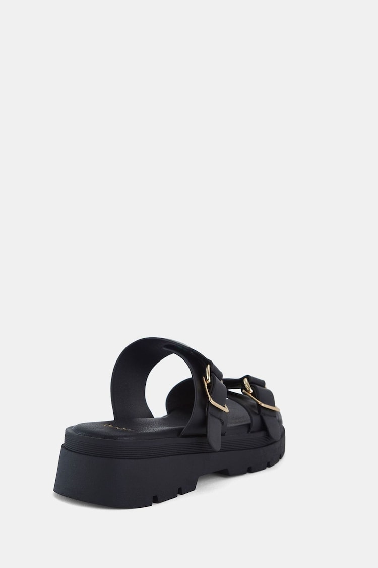 Novo Black Novo Sandy Chunky Buckle Mule Sandals - Image 6 of 6