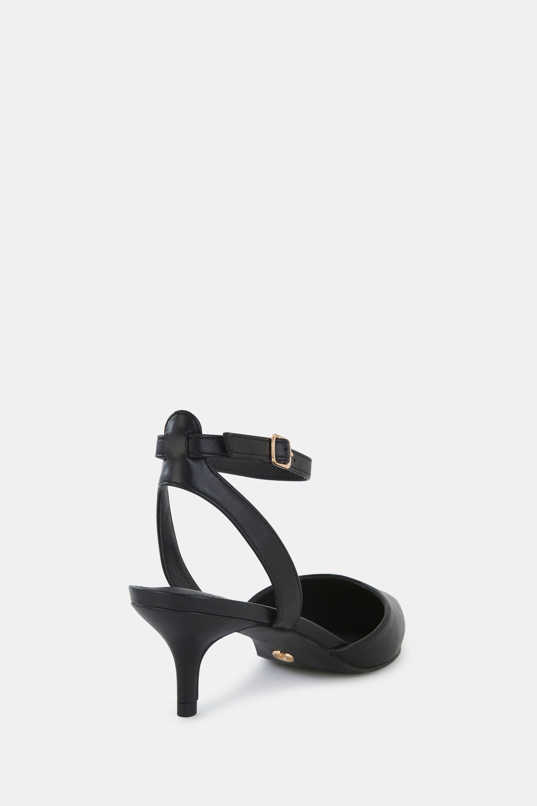 Buy Novo Black Wide Fit Novo Ingerid Low Heel Ankle Strap Court Shoes from the Next UK online shop
