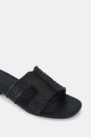 Novo Black Raspberry Woven Cut Out Sandals - Image 6 of 6