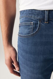 Blue Straight Fit Classic Stretch Jeans - Image 7 of 13