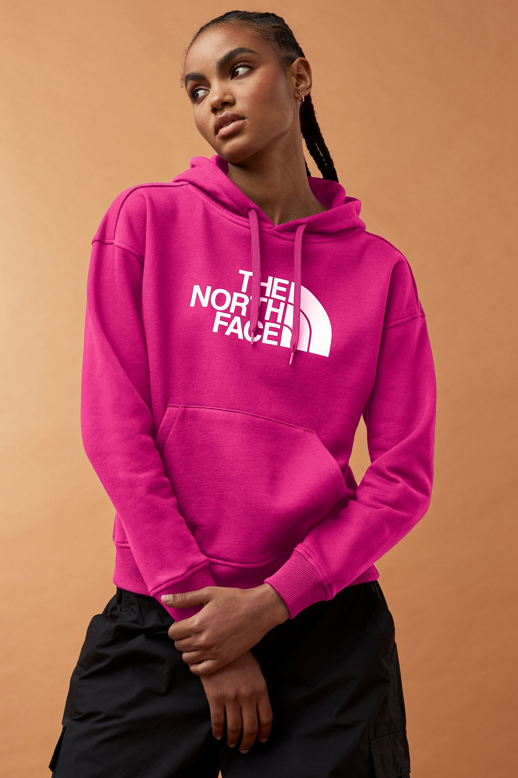 Buy The North Face Pink Womens Light Drew Peak Pullover 100 Cotton Hoodie from Next Luxembourg