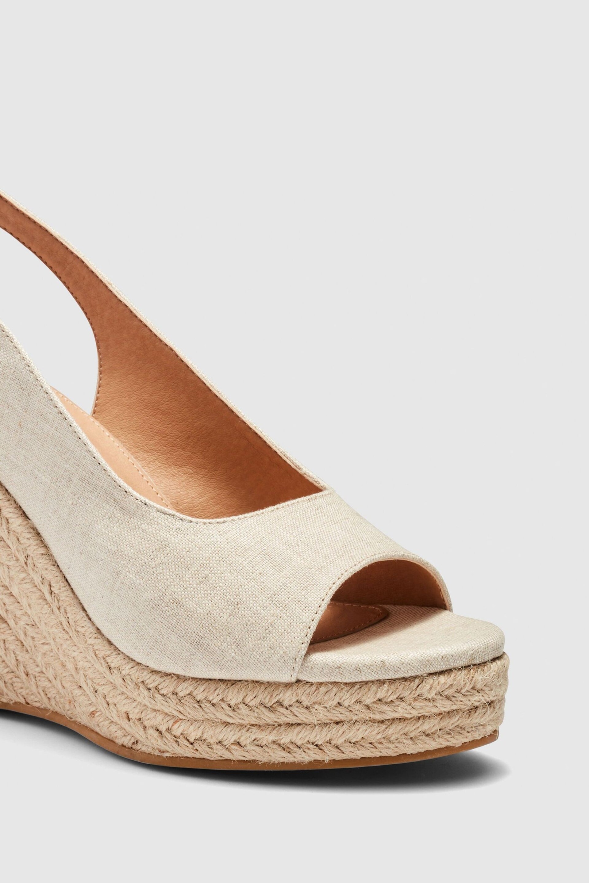 Novo Natural Regular Fit Buenos Aries Closed Toe Espadrille Wedges - Image 2 of 4