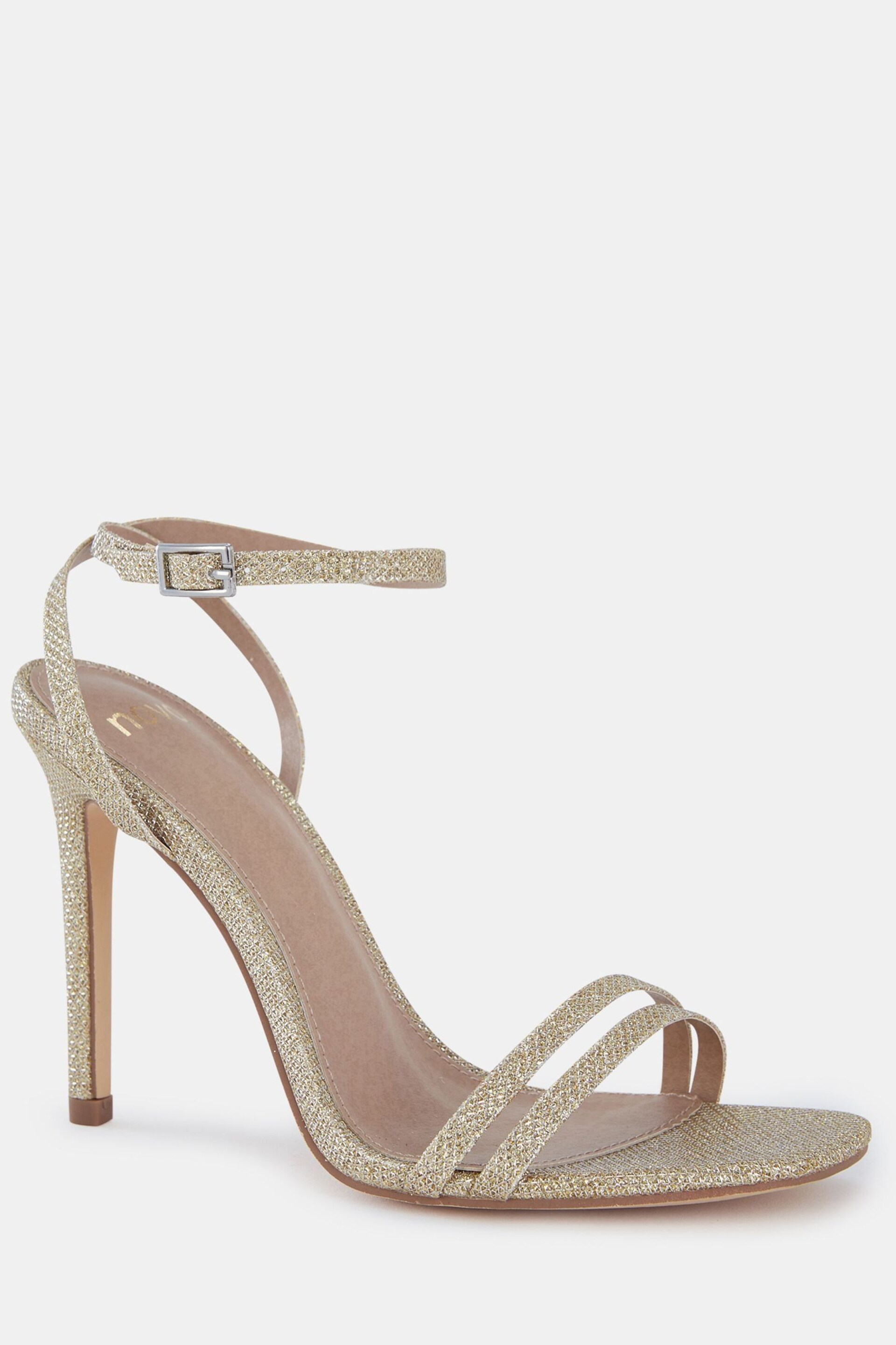 Novo Gold McKenna Strappy Heeled Sandals - Image 3 of 6