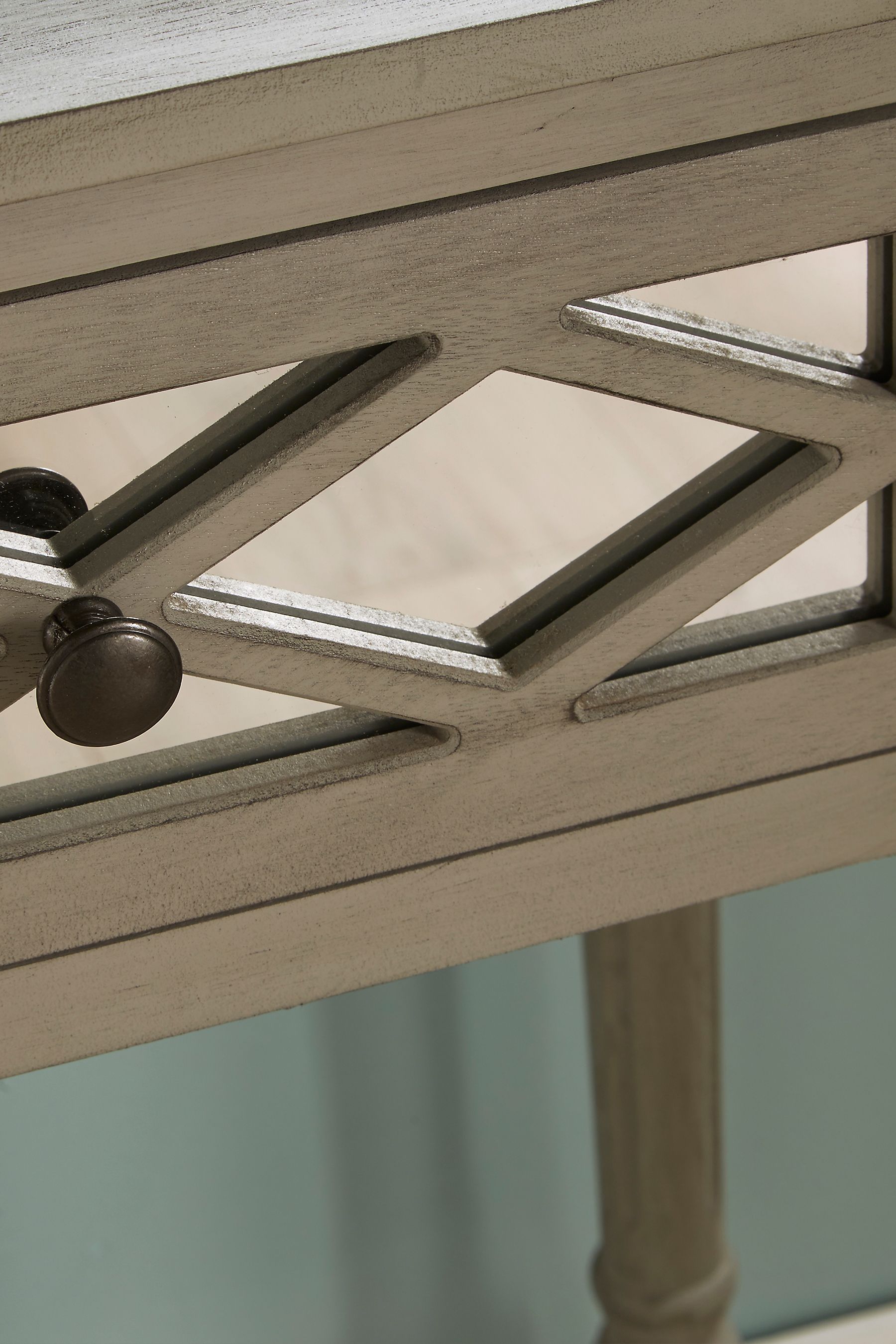 Jofran casa deals bella mirrored console