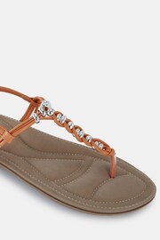 Novo Orange Tara Toe Post Bead Sandals - Image 6 of 6