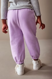 Lilac Purple Plain Joggers (3mths-7yrs) - Image 3 of 7