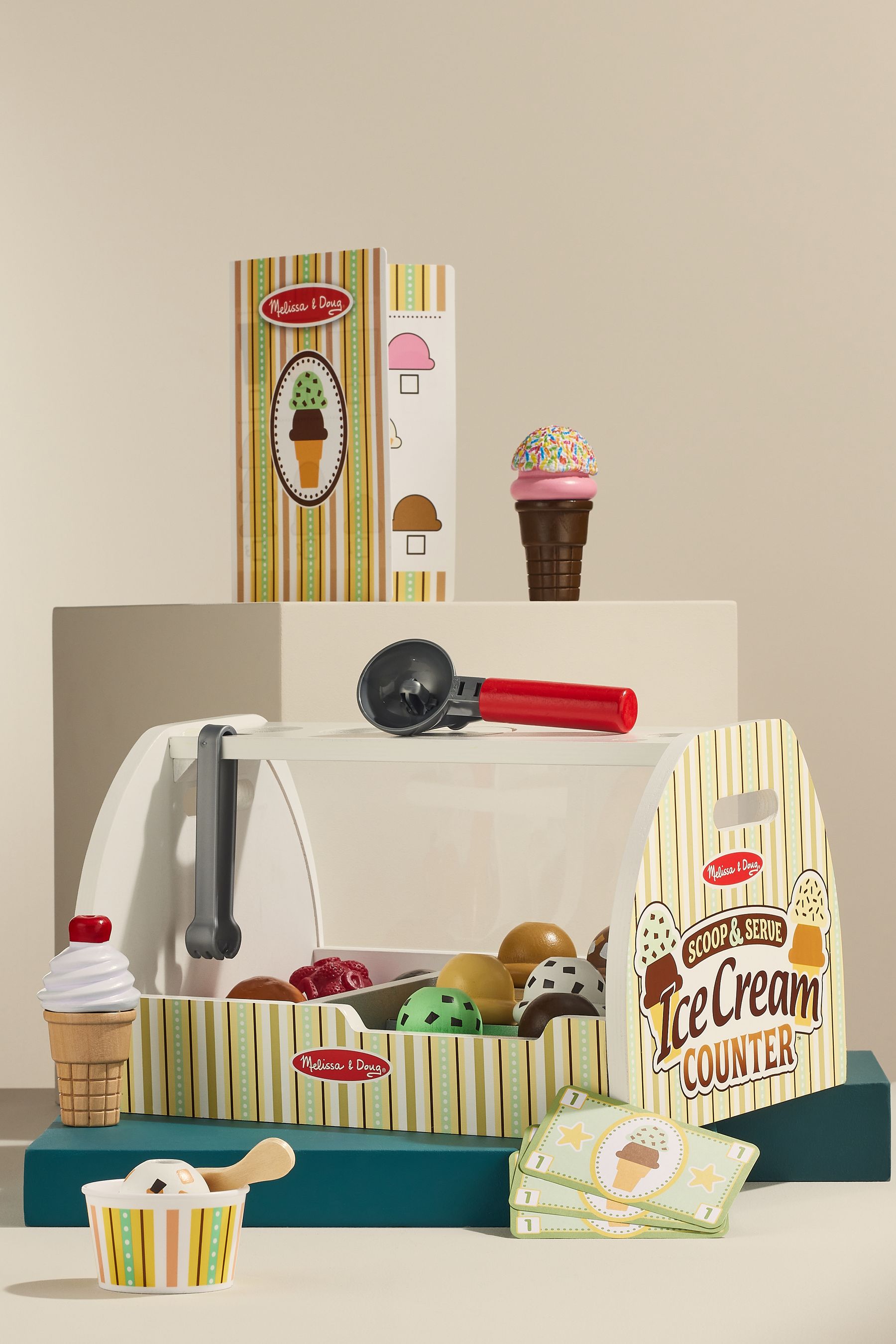 Ice cream sale counter