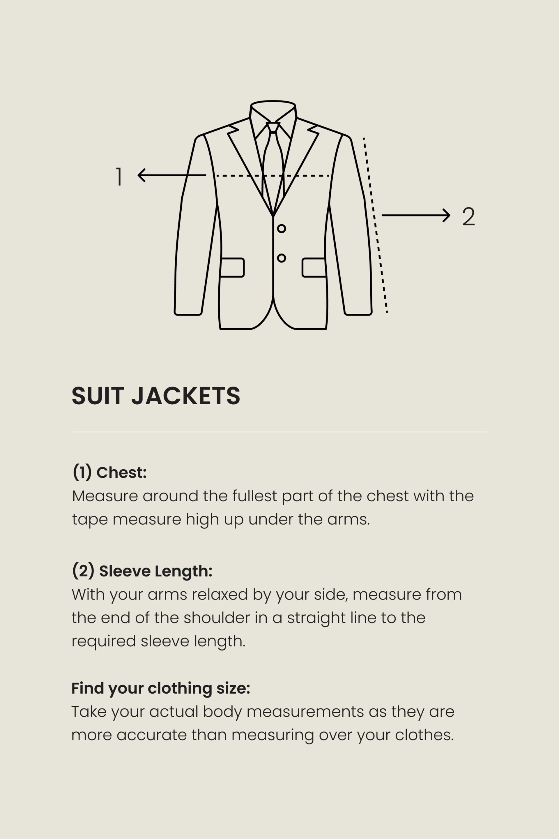 Light Grey Slim Fit Two Button Suit Jacket - Image 9 of 9