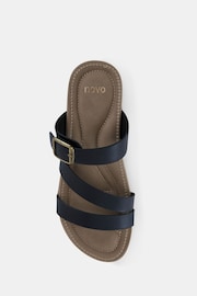 Novo Black Tia Strappy Mule Sandals - Image 5 of 6