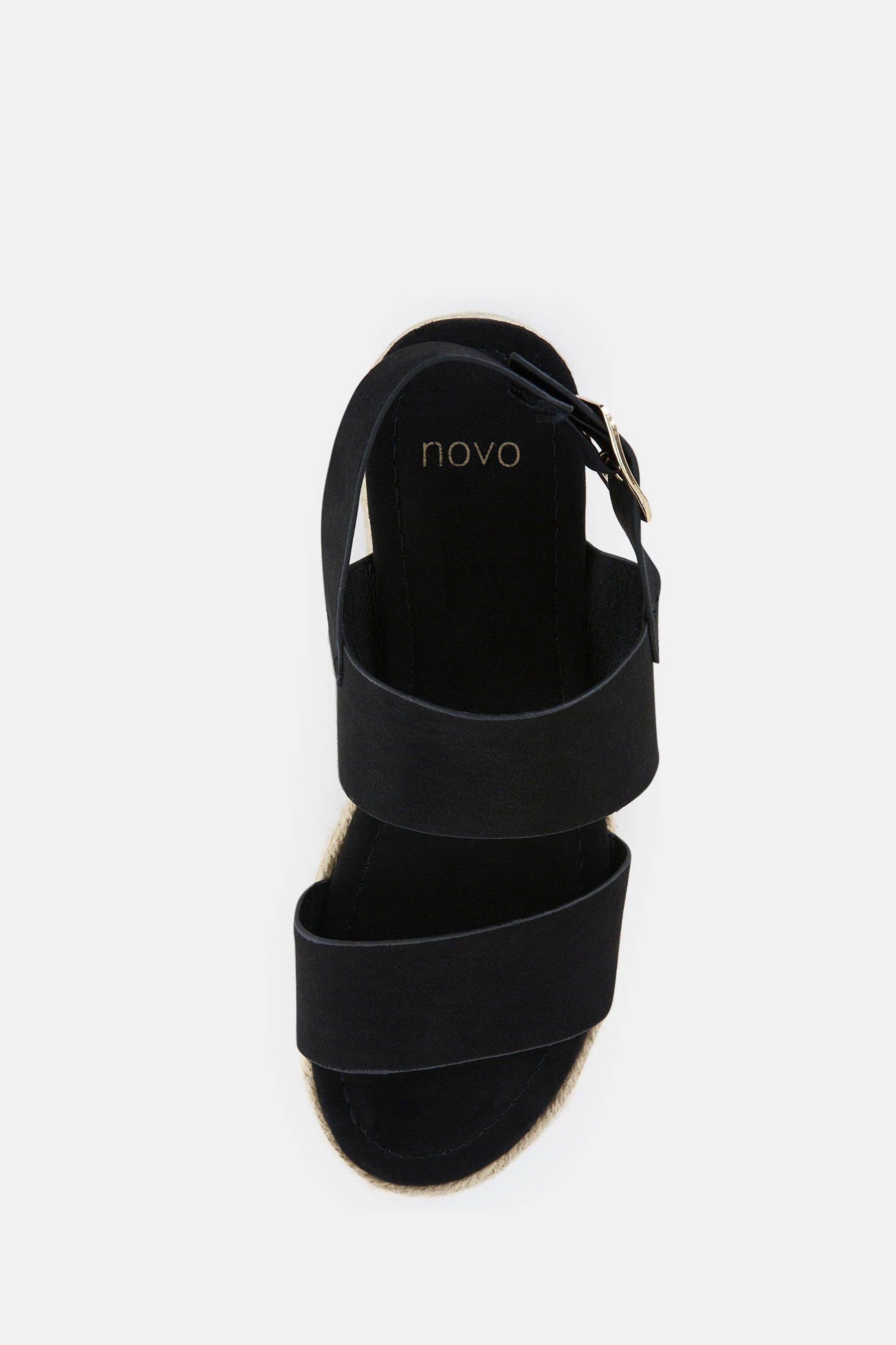 Novo black sandals sale
