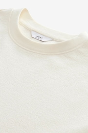 Ecru Texture Relaxed Fit Heavyweight T-Shirt - Image 6 of 7
