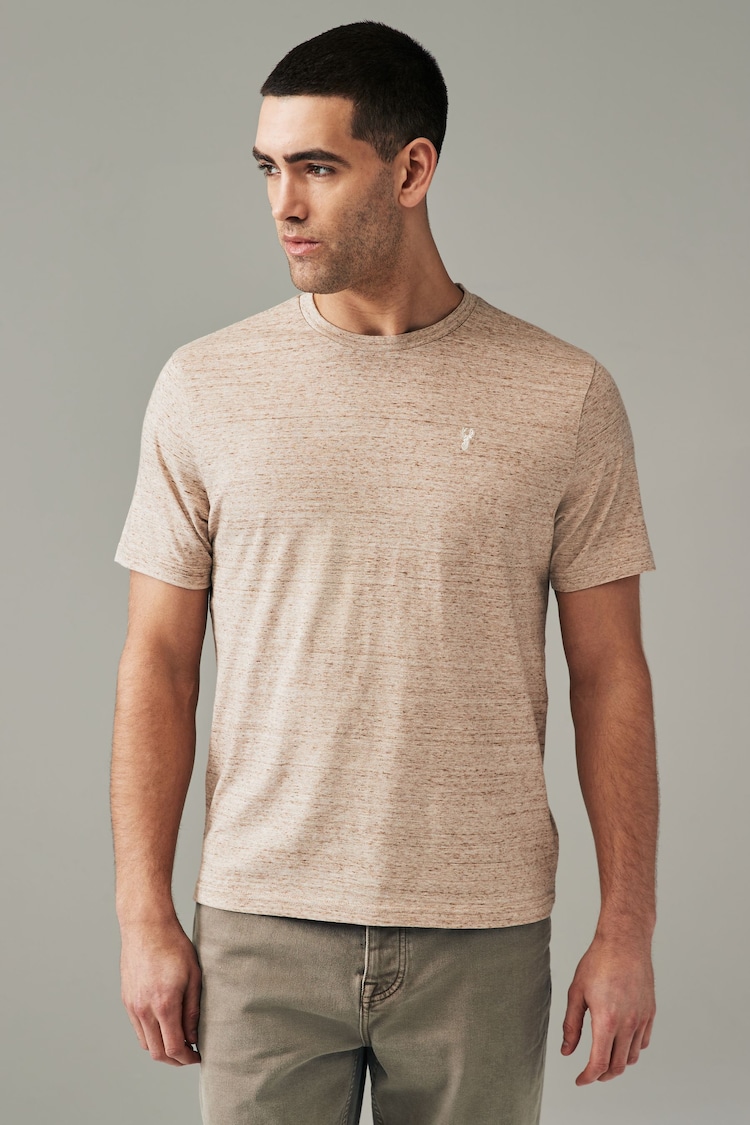 Neutral Stag Marl T-Shirts 3 Pack - Image 2 of 9