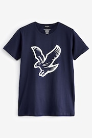 Lyle and Scott Blue Klaus T-Shirt And Short Set - Image 2 of 7