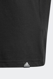 adidas Black Kids Sportswear Camo Linear Graphic T-Shirt - Image 5 of 5