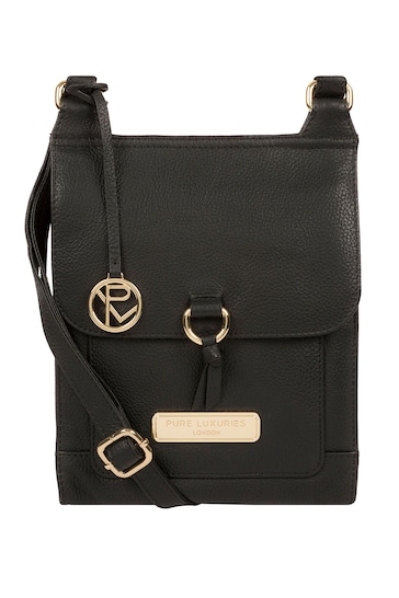 Pure Luxuries London Naomi Leather Cross-Body Bag
