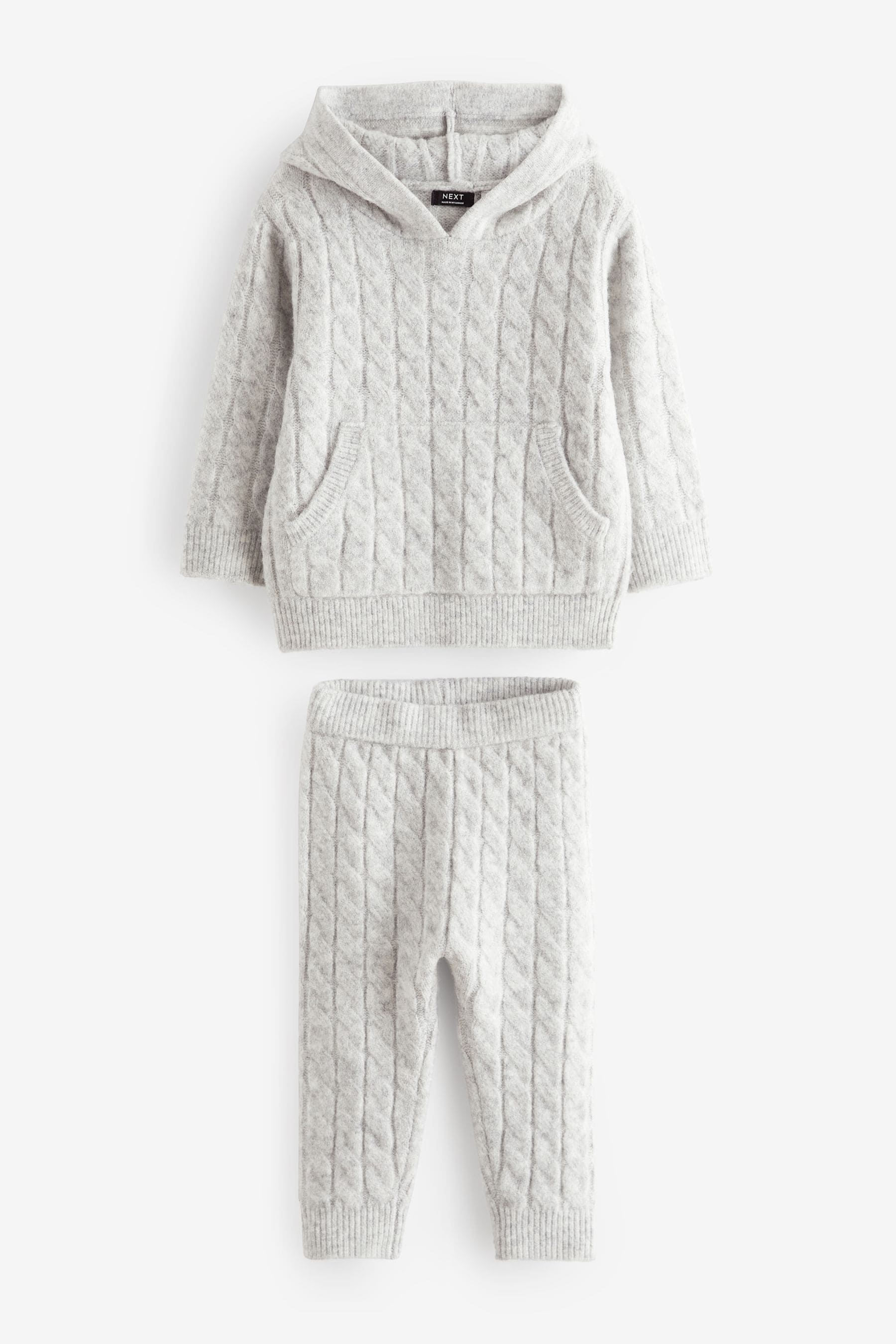 Buy Cable Knit Hoodie and Jogger Set 3mths 7yrs Next Ukraine