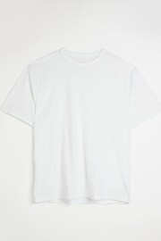 River Island White Big & Tall Regular Fit T-Shirt - Image 4 of 4