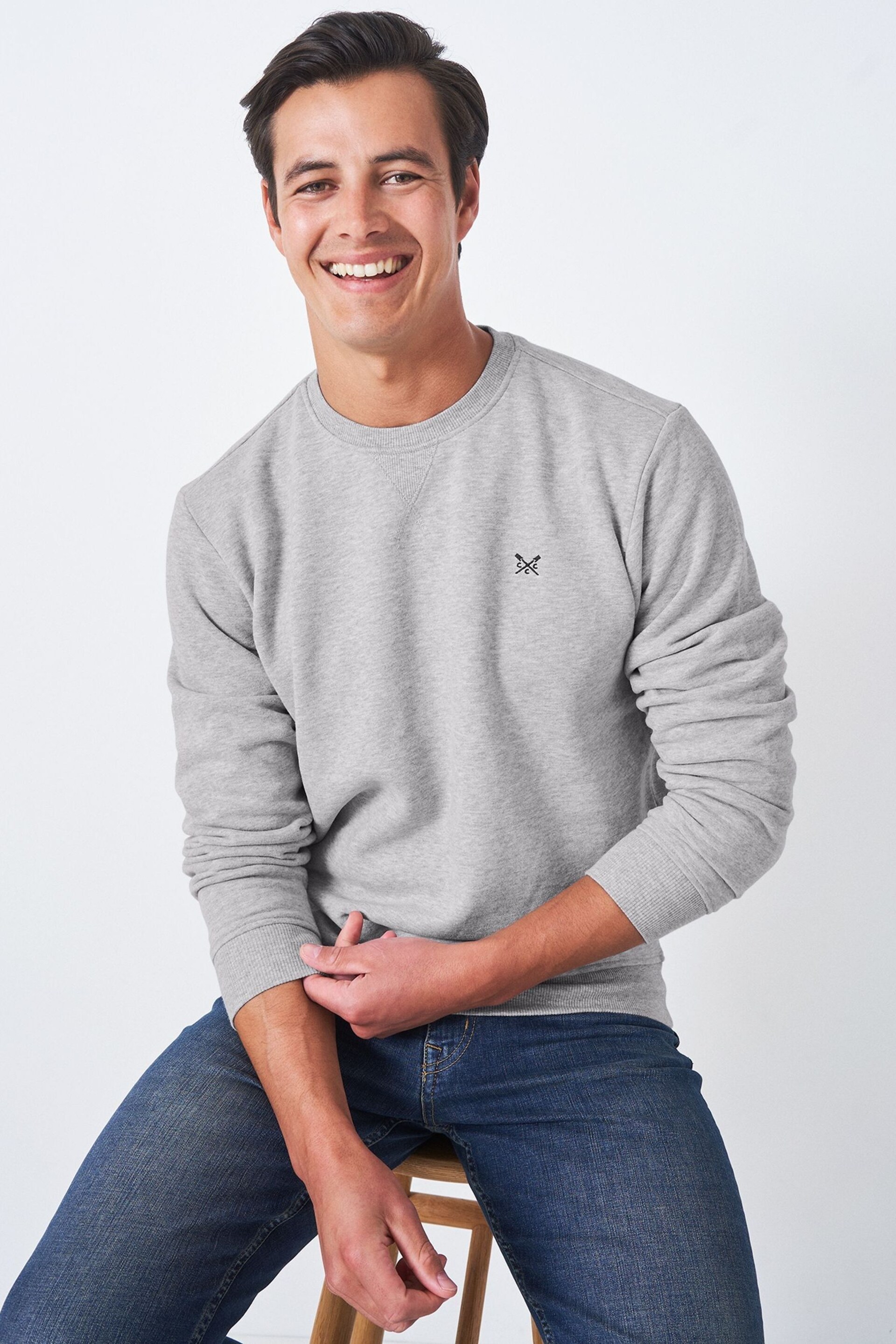 Crew Clothing Crossed Oars Crew Neck Sweatshirt - Image 1 of 4