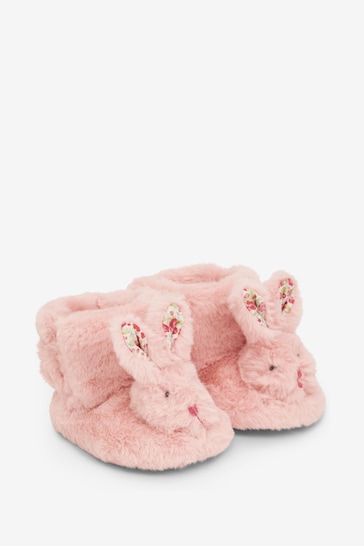 JoJo Maman Bébé Pink Rabbit Slippers