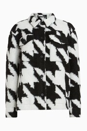 AllSaints White Mono Rosey Jacket - Image 7 of 7