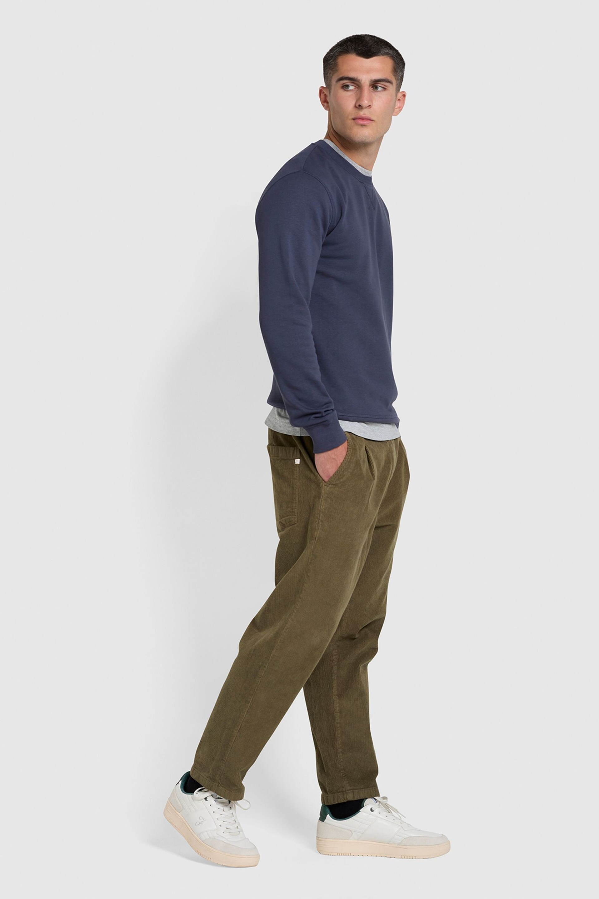 Farah Blue Tim New Crew Neck Sweatshirt - Image 1 of 5