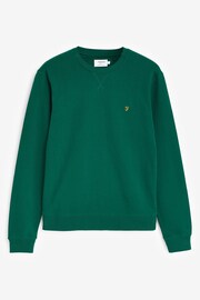 Farah Blue Tim New Crew Neck Sweatshirt - Image 5 of 5