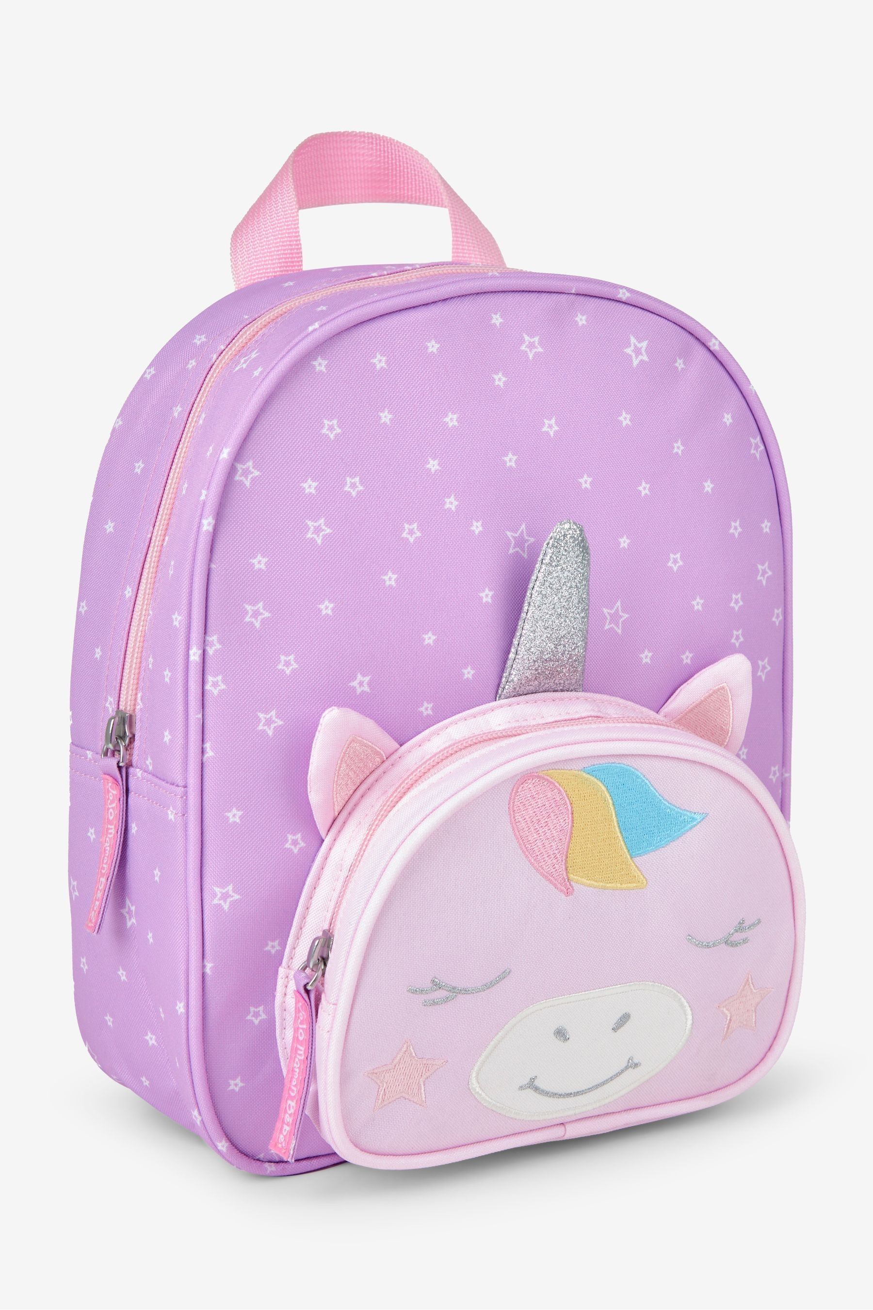 Buy JoJo Maman Bebe Purple Unicorn Character Backpack from Next Luxembourg