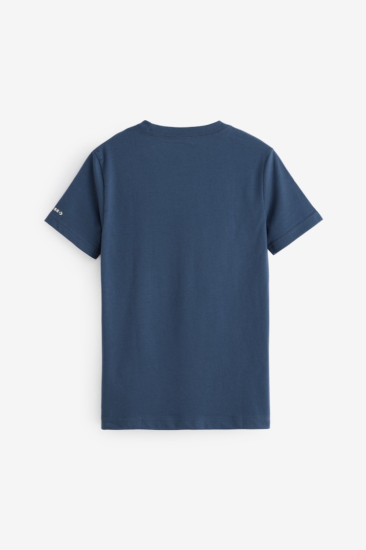 Converse Blue Dissected Chuck Patch T-Shirt - Image 2 of 4