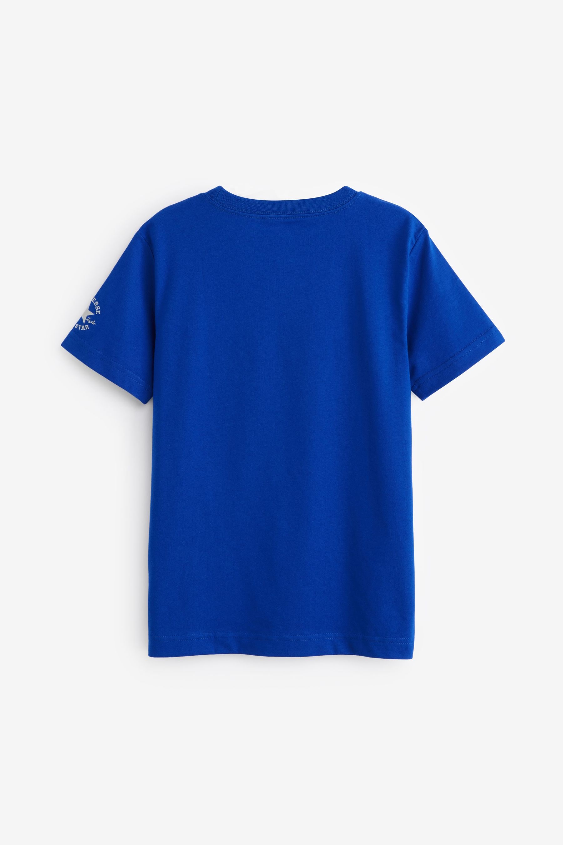 Blue converse shirt sales
