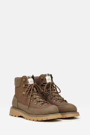 Joules Kendall Chocolate Brown Lace-Up Boots - Image 2 of 7