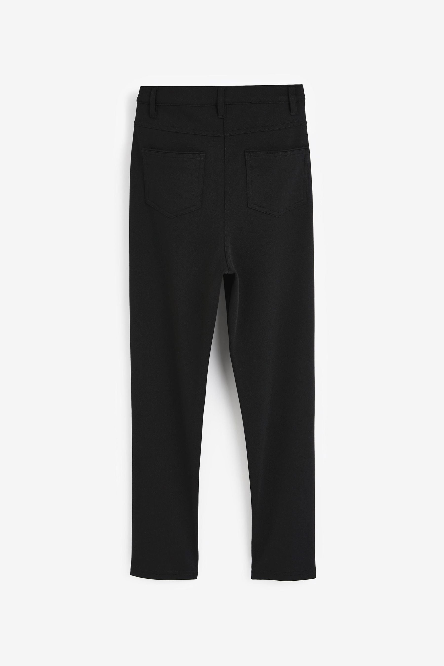 Black high waisted hotsell skinny school trousers
