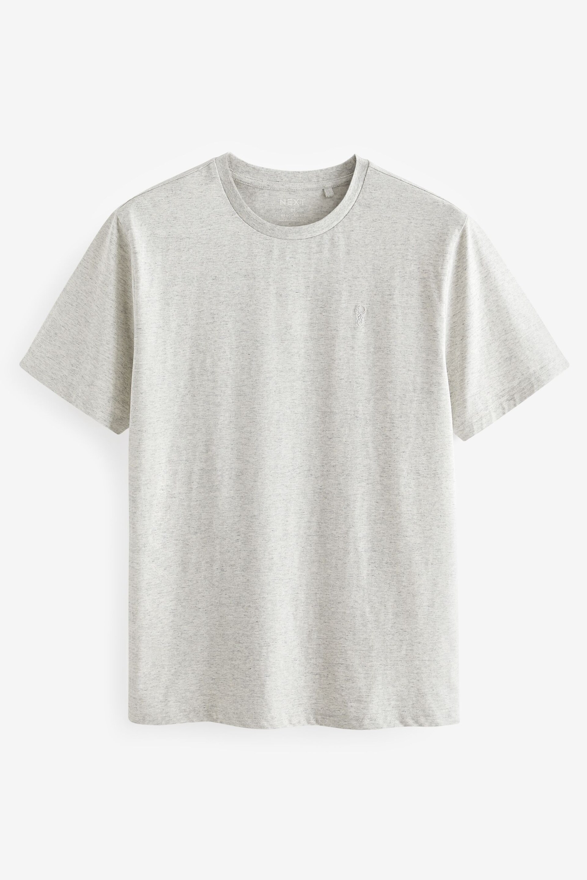 Grey Single Stag Marl T-Shirt - Image 6 of 8