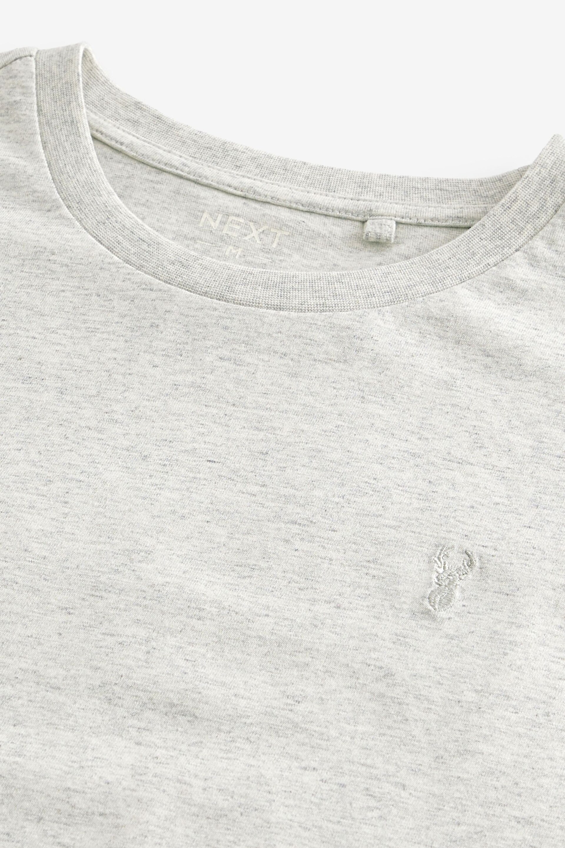 Grey Single Stag Marl T-Shirt - Image 7 of 8