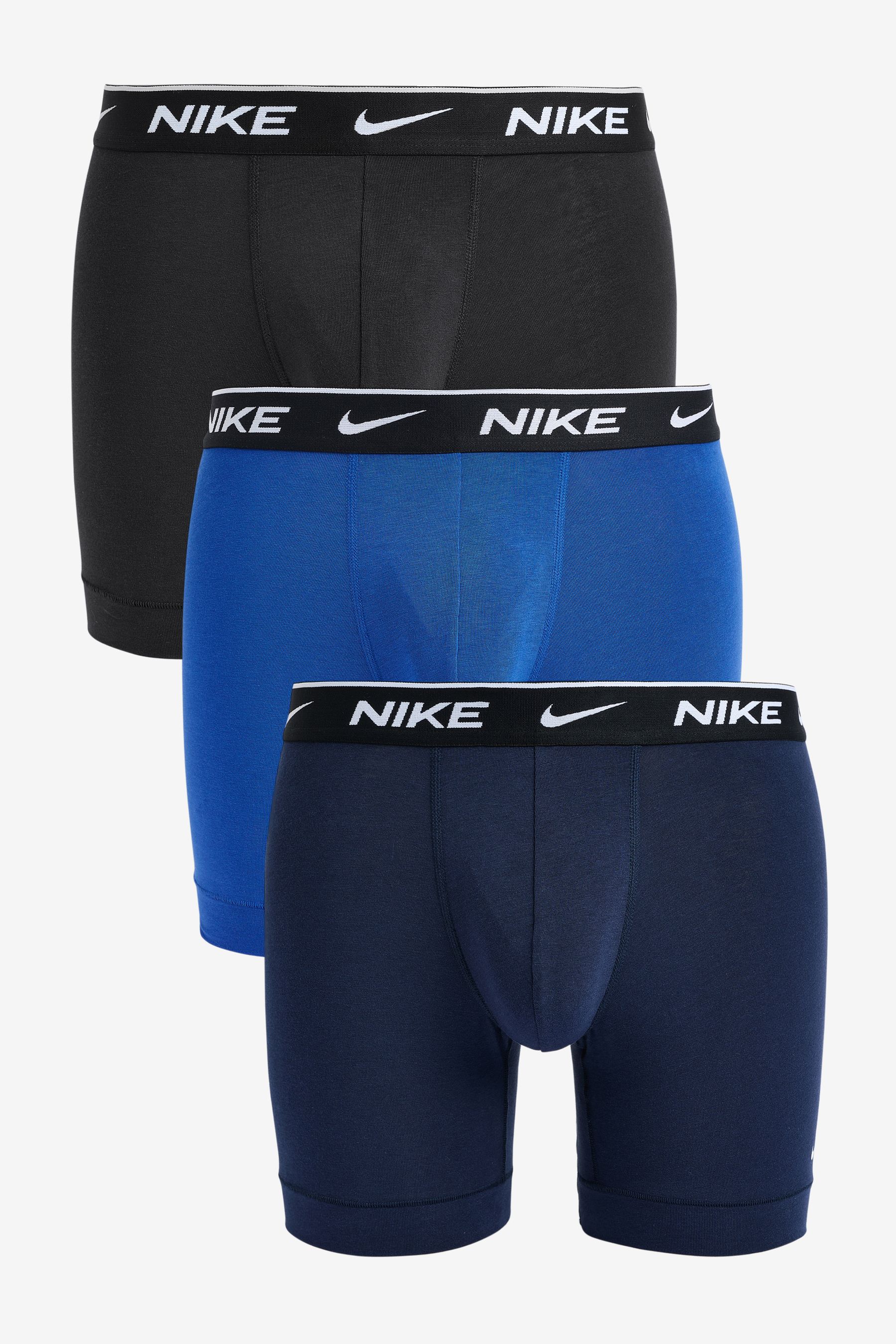 Nike 3 Pack Boxers Blue Black Mens