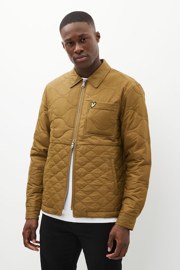 Lyle & Scott Onion Quilted Shacket Overshirt