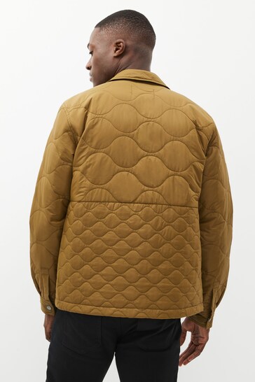 Lyle & Scott Onion Quilted Shacket Overshirt