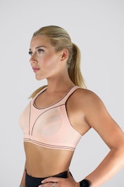 Shock Absorber Peach Pink Ultimate Run Non Wired Sports Bra - Image 1 of 3