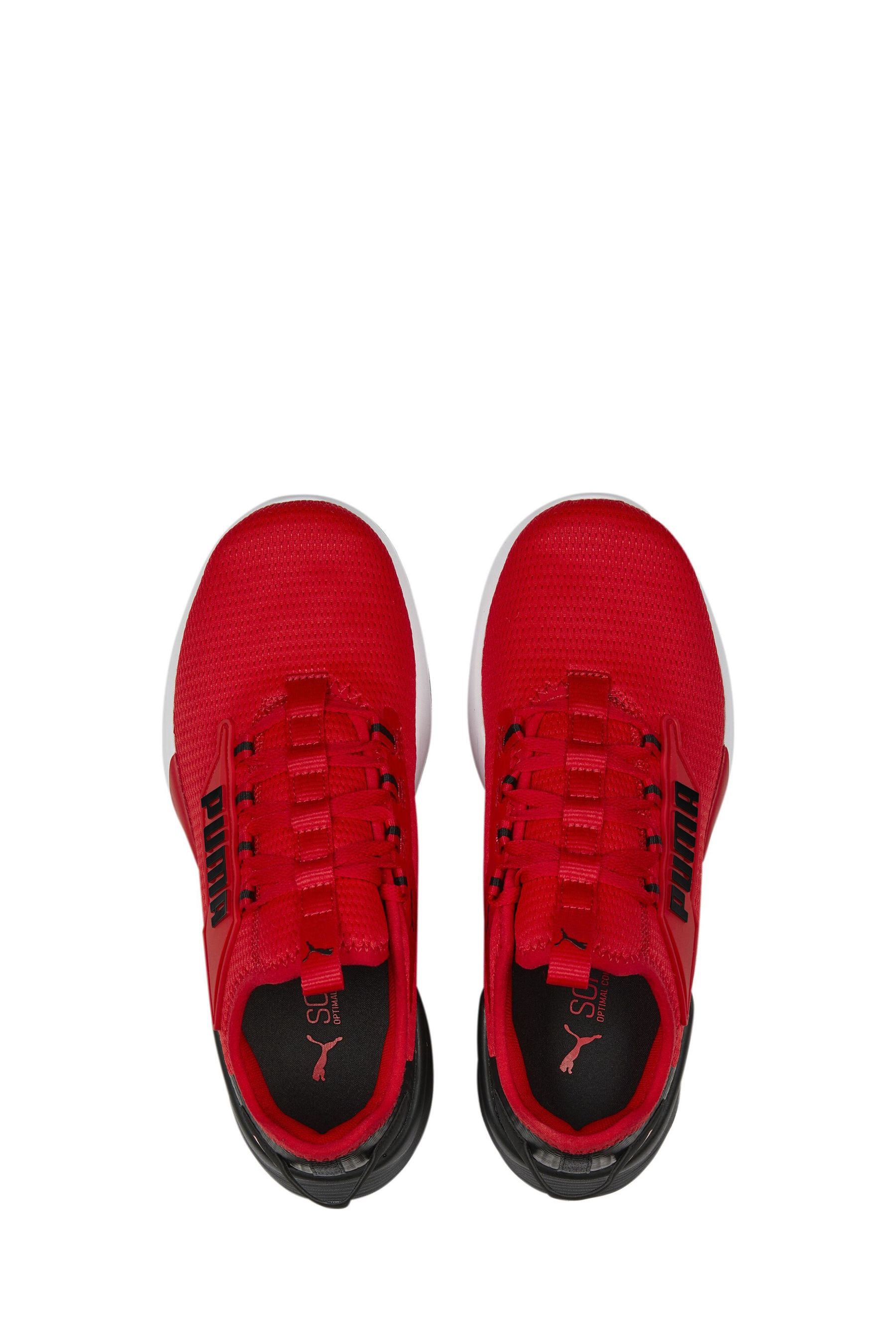Puma red shoes zipper clearance