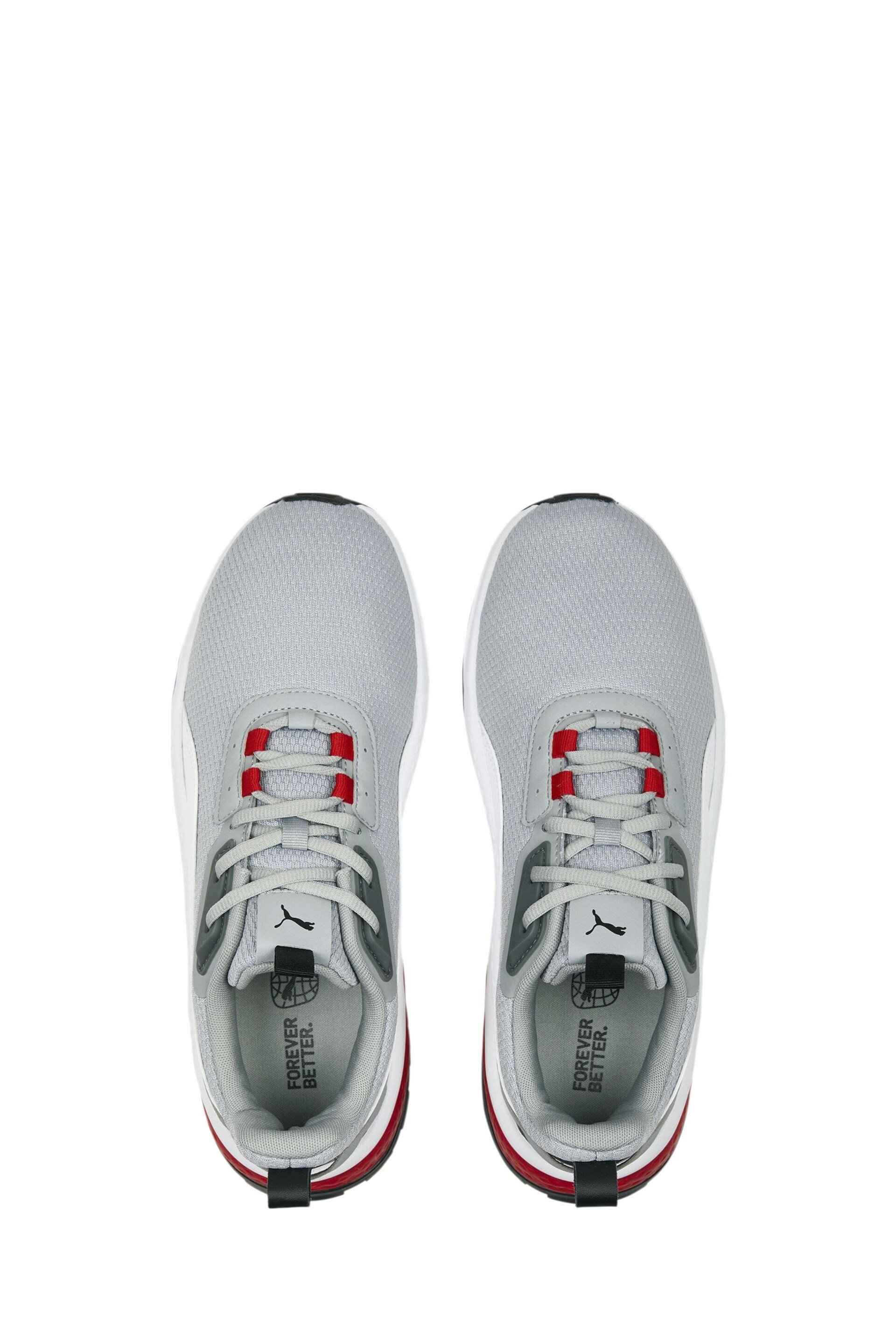 Puma Grey Chrome Anzarun 2.0 Formstrip Trainers - Image 5 of 6