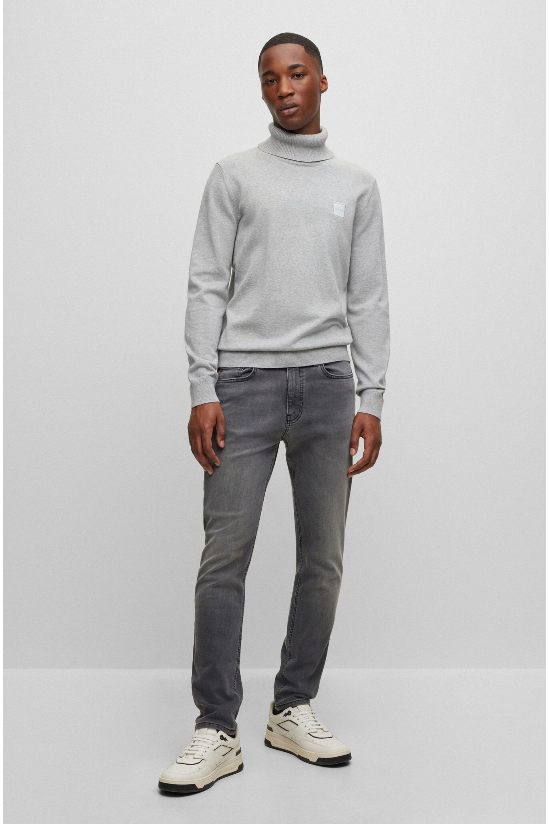 BOSS Grey Akiro Jumper - Image 3 of 5