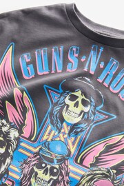 Charcoal Grey Guns N' Roses Band License T-Shirt (3-16yrs) - Image 3 of 3