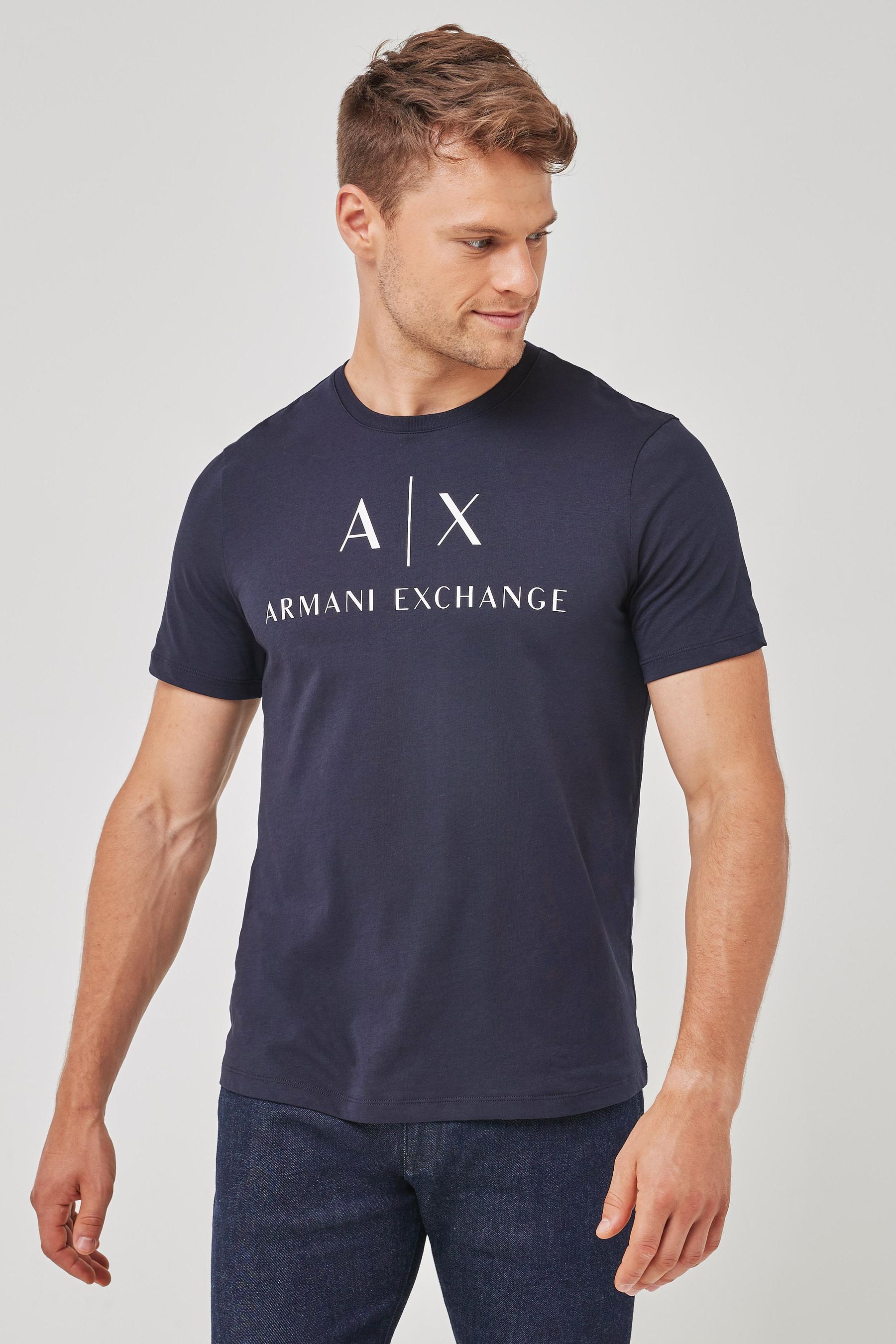 Buy Armani Exchange Logo Cotton T Shirt from Next USA