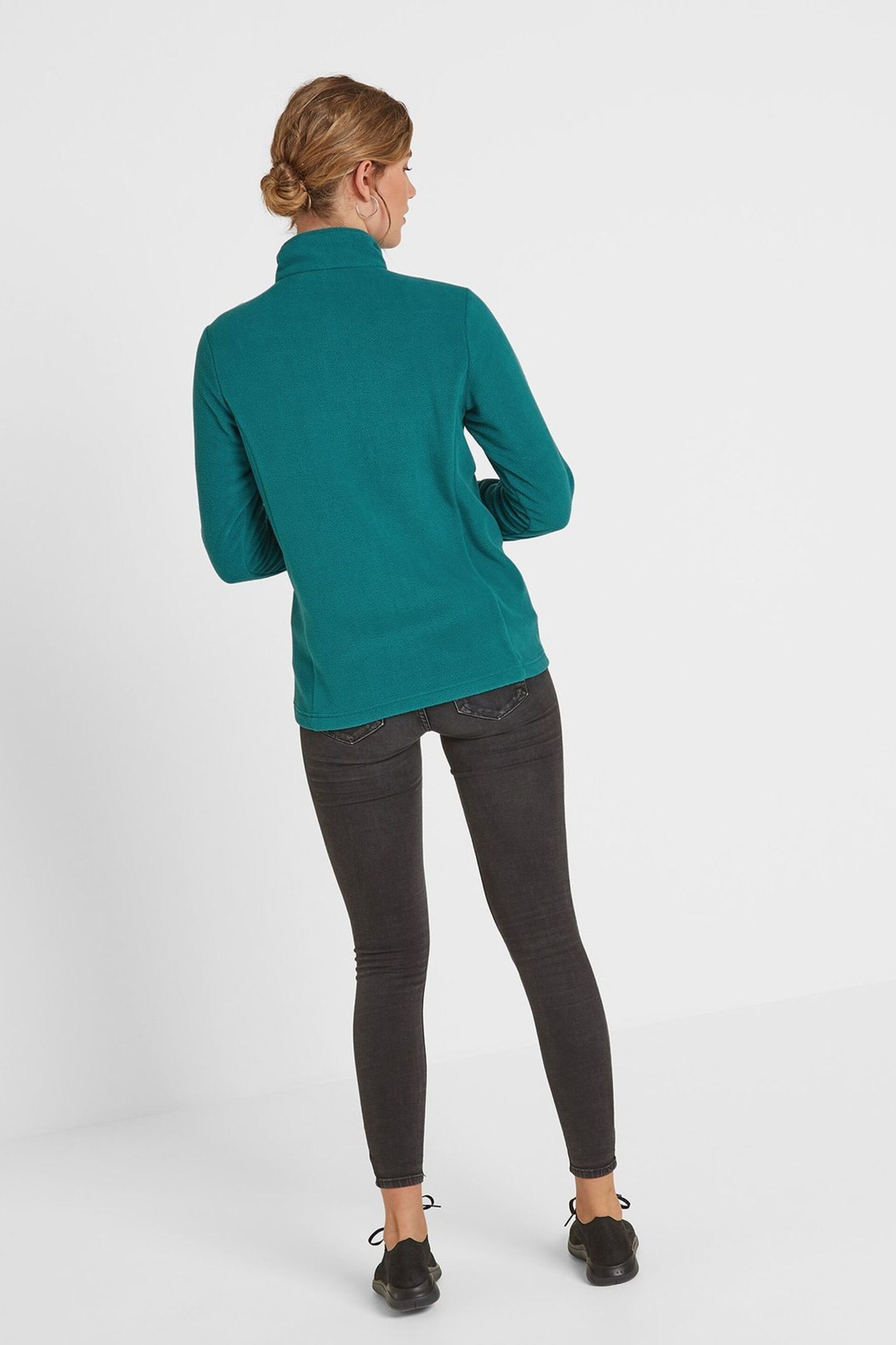 Tog 24 Green Shire Fleece Zip Neck Fleece - Image 2 of 4