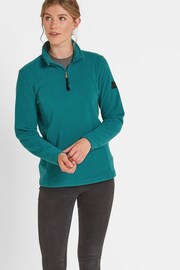 Tog 24 Green Shire Fleece Zip Neck Fleece - Image 3 of 4