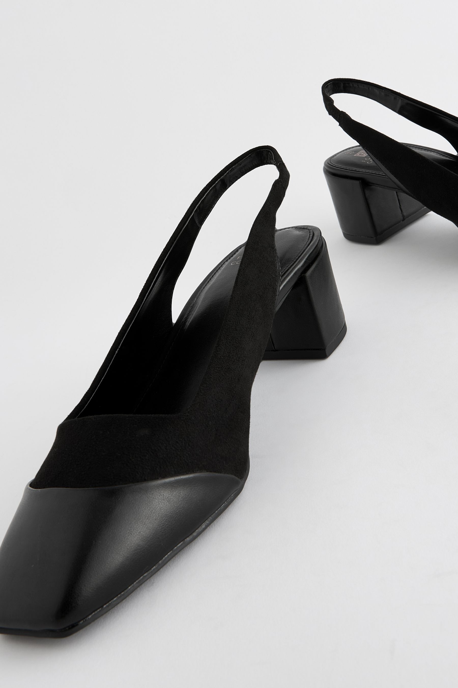 Next black block heel shoes top