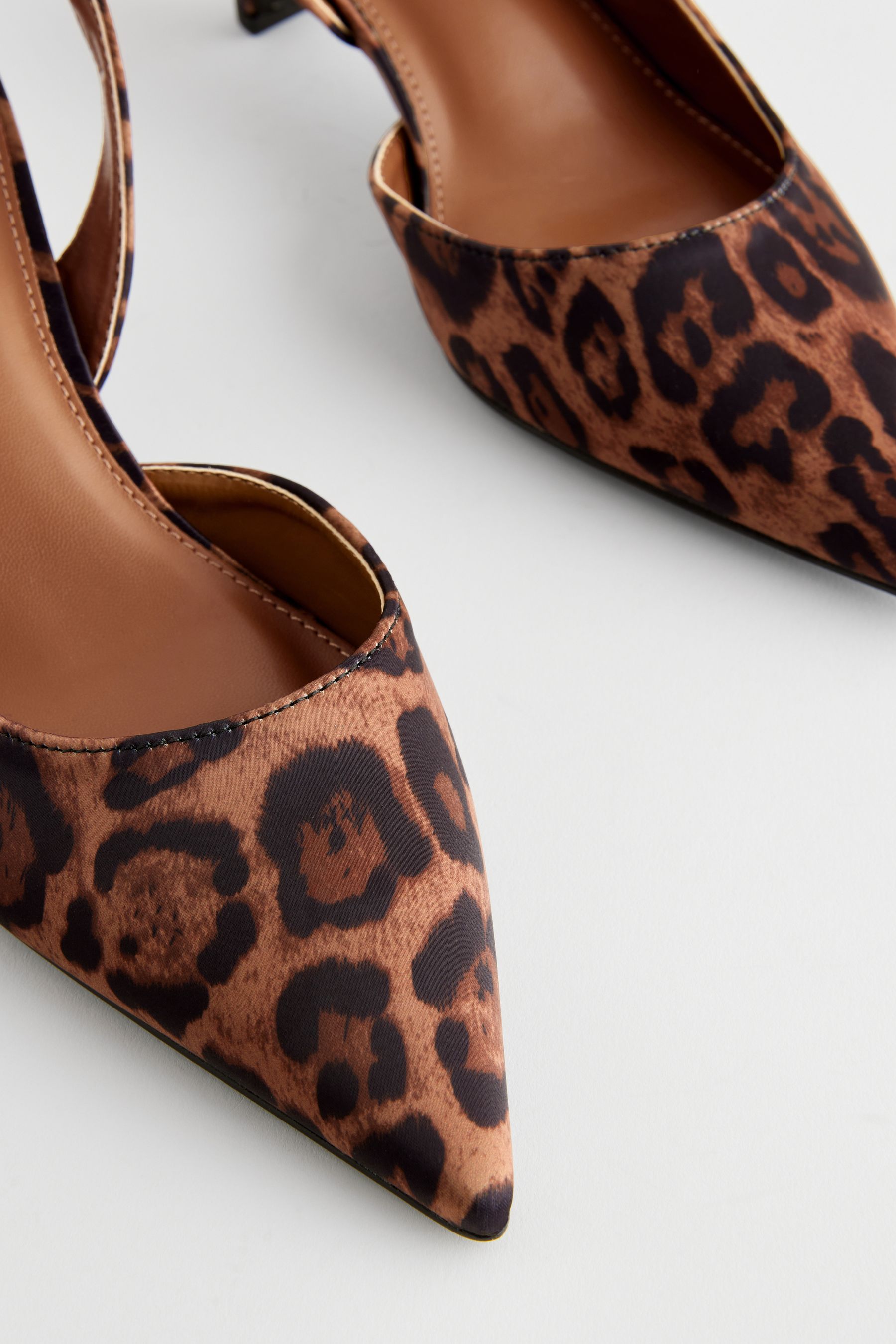 Buy Animal Forever Comfort Peg Kitten Slingback Heel Shoes from Next Canada