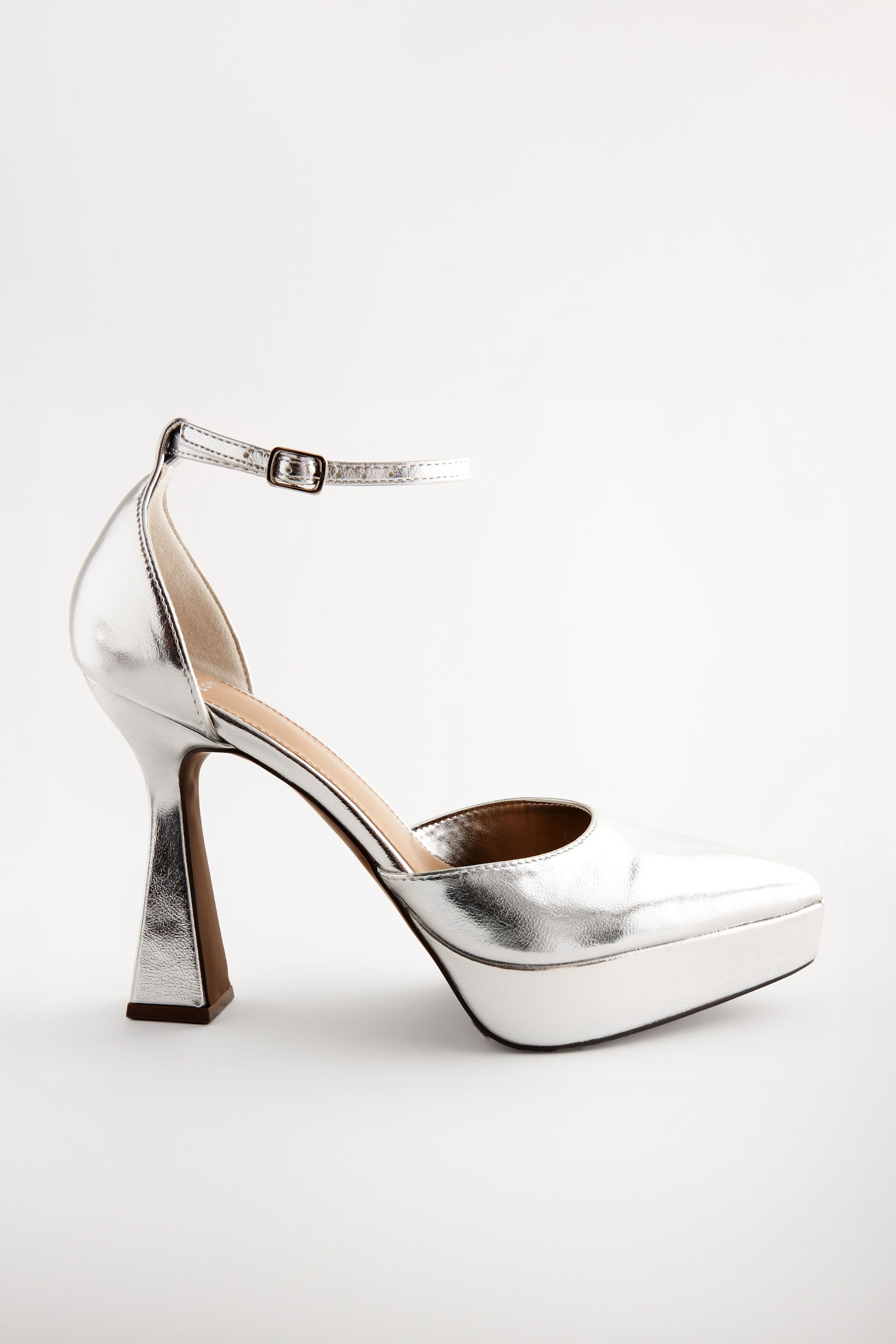 Next Silver Girls Sandals
