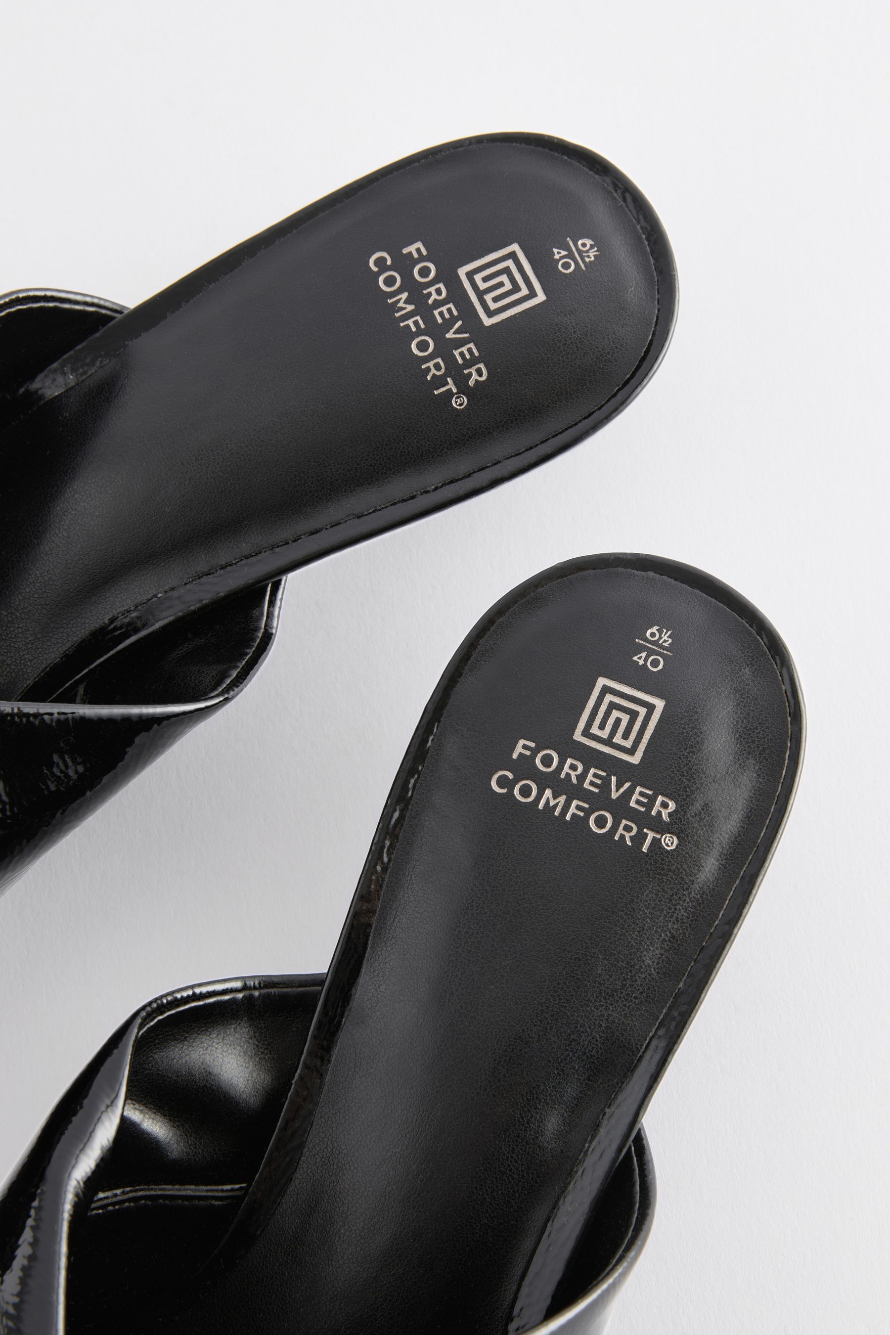 Comfortable black mules discount