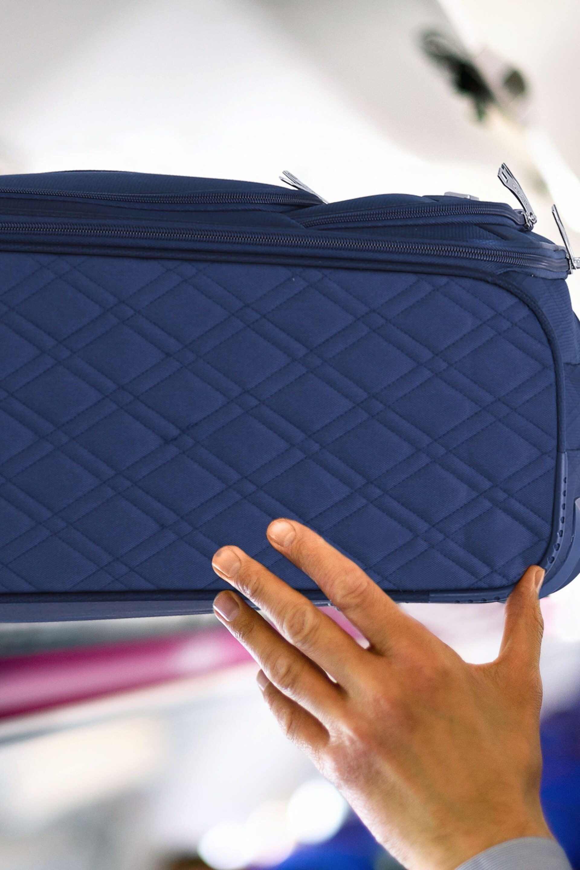 Flight Knight Navy 45x36x20cm EasyJet Soft Case Cabin Carry On Suitcase Hand Luggage - Image 5 of 7